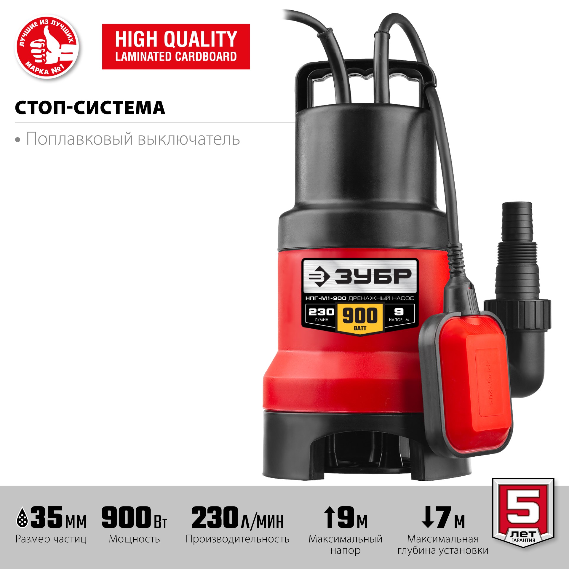 Насос дренажный НПГ-М1-900