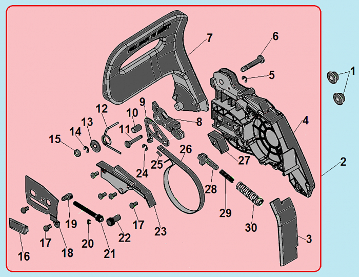 6 ТОРМОЗ ЦЕПИ БЕНЗОПИЛА CHAMPION 251-18