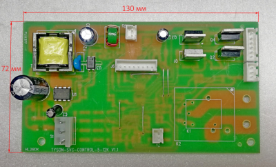 Плата-заготовка для АСН-5000-8000/1-эм, АСН-10000/1 - 80000/3-эм с ZG190, HL107, MC168