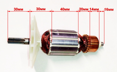 Ротор Lраб.=40мм для Д-1000М(27) DPI